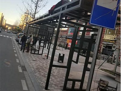 Strukturë për stacion autobusi